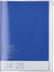 MARK'S 2024/2025 Taschenkalender A5 vertikal, COLORS, Blue