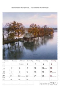 Thüringen 2023 - Bild-Kalender 23,7x34 cm - Regional-Kalender - Wandkalender - mit Platz für Notizen - Alpha Edition