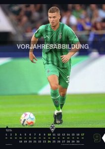 Borussia Mönchengladbach 2024 - Fußball-Kalender - Wand-Kalender - Fan-Kalender - 29,7x42 - Sport