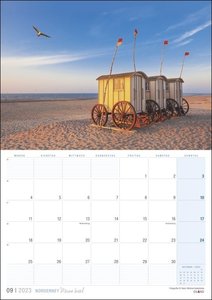 Norderney ...meine Insel Planer 2023. Schöne Inselfotos und ein praktischer Terminkalender für die Wand. Raum für Urlaubsfeeling und Notizen! Dekorativer Kalender 2023.