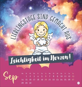 Schutzengel Postkartenkalender 2026