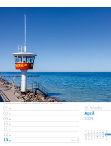 Am Meer - Wochenplaner Kalender 2025