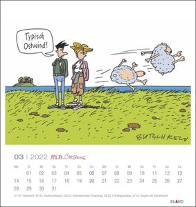 Meer Cartoons Postkartenkalender 2022