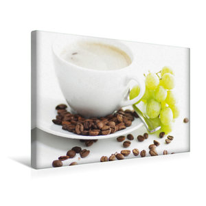 Premium Textil-Leinwand 45 cm x 30 cm quer Art Kaffee