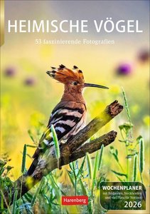 Heimische Vögel Wochenplaner 2026