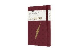 Moleskine 12 Monate Wochen Notizkalender 2022 - Harry Potter, Large/A5, Bordeaux Rot