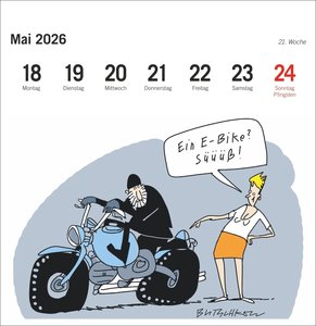 Peter Butschkow: Fahrrad unser Premium-Postkartenkalender 2026