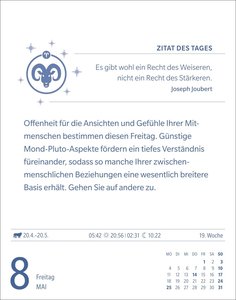 Widder Sternzeichenkalender 2026