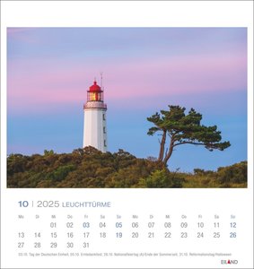 Leuchttürme Postkartenkalender 2025