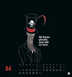 Disney Villains Postkartenkalender 2023. Die Bösewichte der Disneyfilme in einem kleinen Kalender. Tischkalender mit den gemeinen Widersachern zum Sammeln und Verschicken.