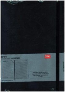 Tageskalender Maxi - 2024 - Maxi Daily Diary - 12M - Black