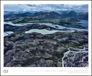 Faszination Island 2023 – Fotografie von Max Galli – Reisekalender 60 x 50 cm – Spiralbindung