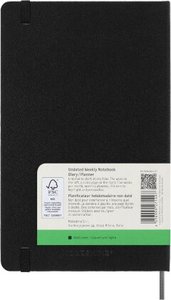 Moleskine undatierter Wochen Notizkalender, L/A5