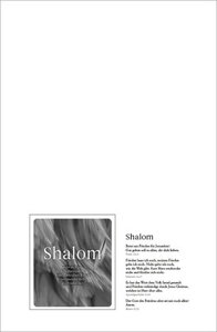 Shalom - Friede sei mit dir 2023 - Wandkalender