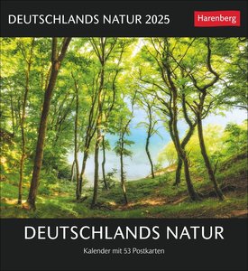 Deutschlands Natur Postkartenkalender 2025