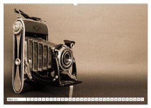 Fotokameras - alt und schön (hochwertiger Premium Wandkalender 2024 DIN A2 quer), Kunstdruck in Hochglanz