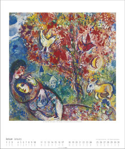 Marc Chagall Kalender 2027