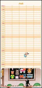 Der kleine Maulwurf 2023 Familienplaner - Familien-Timer - Termin-Planer - Kinder-Kalender - Familien-Kalender - 22x45