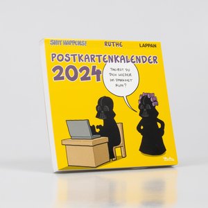 Shit happens! Postkartenkalender 2024