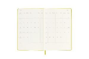 Moleskine 12 Monate Tageskalender - Color 2023, Large/A5, Strohgelb