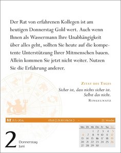 Wassermann Kalender 2022