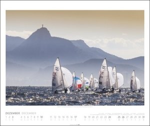 Sailing Wandkalender 2023. Fotokalender mit beeindruckenden Segelaufnahmen. Jahres-Wandkalender 2023 XXL im Querformat. Segel-Fotokalender 55x46 cm
