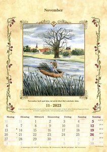 Bauernkalender 2023 - Bildkalender A3 (29,7x42 cm) - mit Feiertagen (DE/AT/CH) und Platz für Notizen - inkl. Bauernregeln - Wandkalender