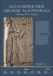 SPIEGEL GESCHICHTE Das alte Ägypten Wochen-Kulturkalender 2023