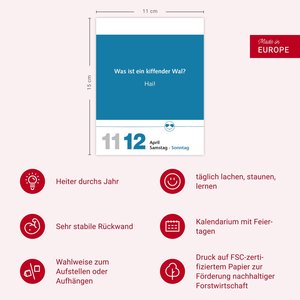 Beste Witze Tagesabreißkalender 2026