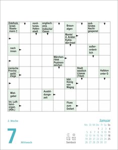 Stefan Heine Kreuzworträtsel Tagesabreißkalender 2026