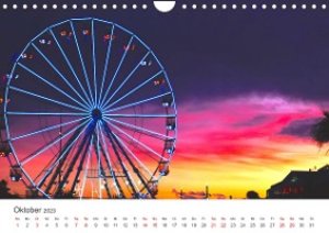 Riesenräder - Ein Spaß für jung und alt. (Wandkalender 2023 DIN A4 quer)