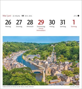 Bretagne & Normandie Sehnsuchtskalender 2025
