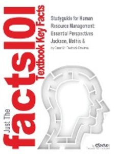 Mathis & Jackson: Studyguide for Human Resource Management