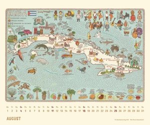 Alle Welt 2025 – Landkarten-Kalender von DUMONT– Kinder-Kalender –Querformat 60 x 50 cm