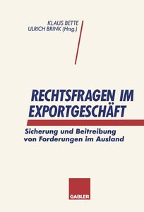 Rechtsfragen im Exportgeschäft