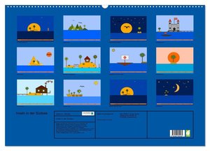 Inseln in der Südsee (Wandkalender 2024 DIN A2 quer), CALVENDO Monatskalender