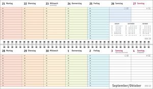 Bunte Wochen Wochenquerplaner 2026