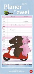 Rosalie & Trüffel Planer für zwei Kalender 2022