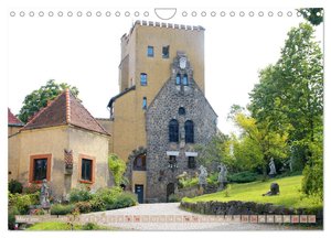 Kleines Schloss in Blankenburg und die Roseburg bei Ballenstedt (Wandkalender 2024 DIN A4 quer), CALVENDO Monatskalender