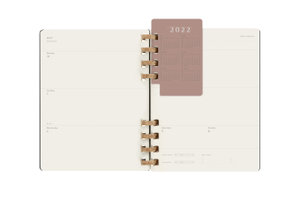 Moleskine 12 Monats Life Kalender Mit Spiralbindung 2023 XL, Wochen-Monatskalender, Hard Cover, Remake Midnight