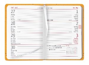 Ladytimer Mini Deluxe Honey 2022 - Taschen-Kalender 8x11,5 cm - Tucson Einband - Motivprägung Spruch - Weekly - 144 Seiten - Alpha Edition