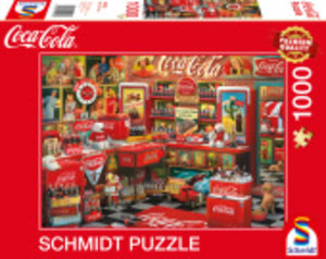 Schmidt Spiele 59915 - Coca Cola, Nostalgie, Puzzle, 1000 Teile
