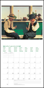 Jack Vettriano 2023 - Wand-Kalender - Broschüren-Kalender - 30x30 - 30x60 geöffnet - Kunst-Kalender