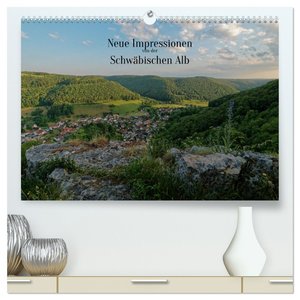 Neue Impressionen von der Schwäbischen Alb (hochwertiger Premium Wandkalender 2024 DIN A2 quer), Kunstdruck in Hochglanz