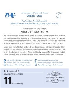Leben mit dem Mond Tagesabreißkalender 2026