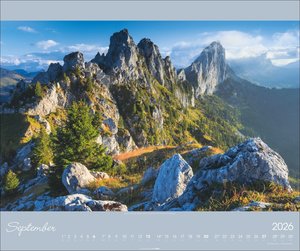 Alpen im Licht Kalender 2026