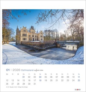 Ostfriesland Postkartenkalender 2026