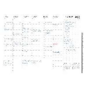 MARK\'S 2022/2023 Taschenkalender A5 vertikal, Geometric Pattern, Gray