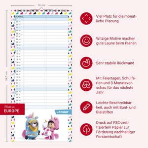 Minions Planer für zwei 2026