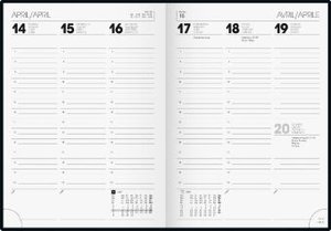 Wochenkalender, Buchkalender, 2024, Modell 796, Balacron-Einband, beige